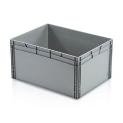 1/2 pallåda / plastback. H420 mm. Grå - Eurobackar